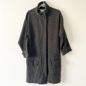 Soft Surroundings !00% Merino Wool Cardigan Sweater Size Mee